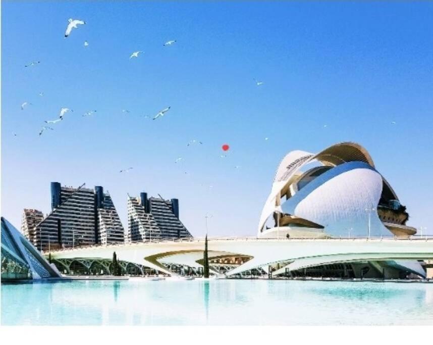 Apartamento Junto Al Mar Con Wifi Y Piscina Sagunto Eksteriør bilde